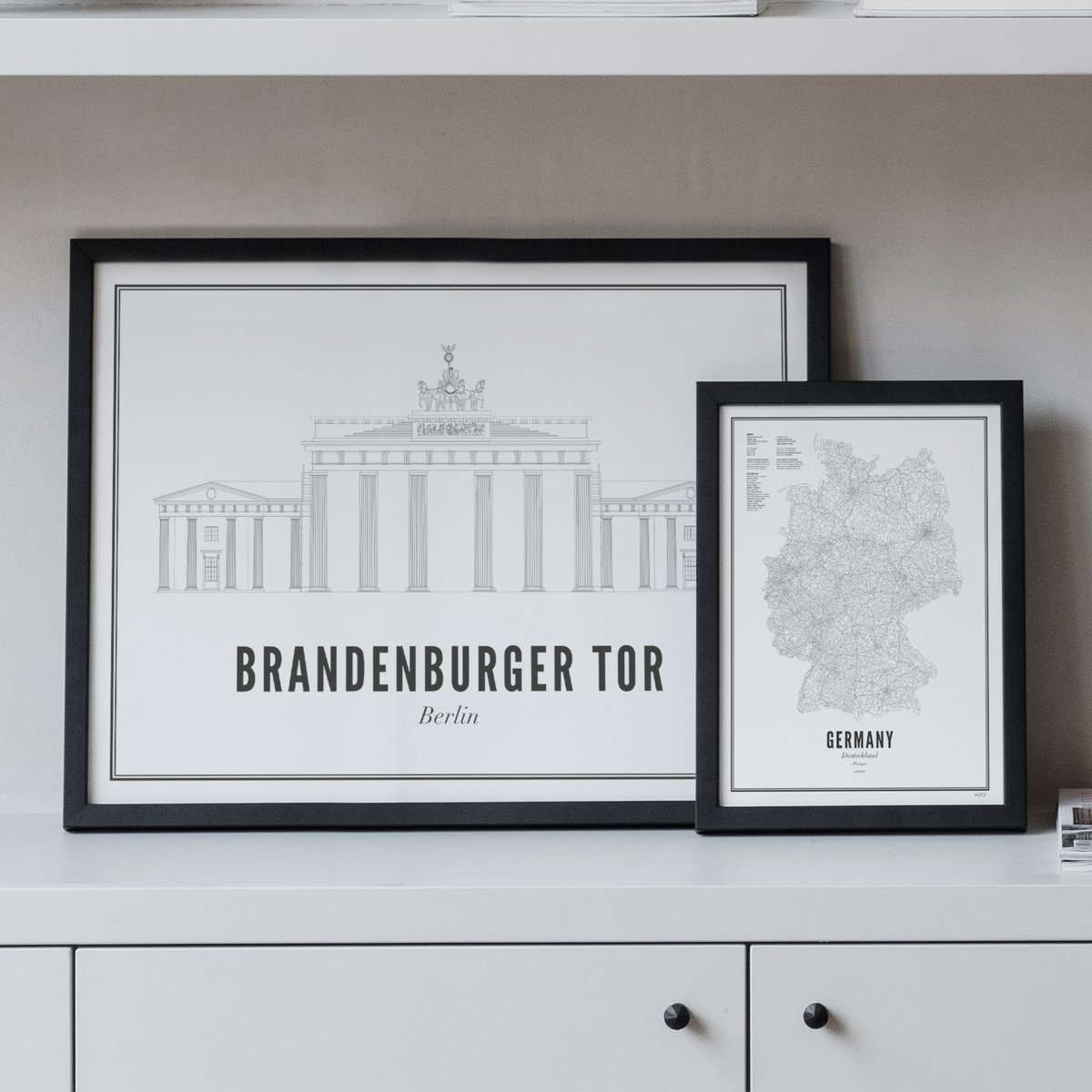 Poster von Berlin - Brandenburger Tor | WIJCK.